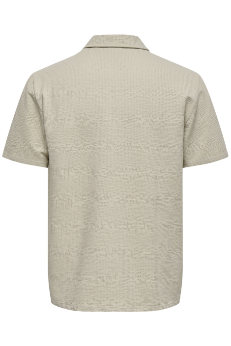 Only & Sons onskian life reg seersucker ss polo